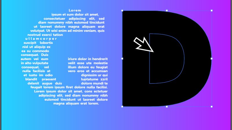 additional shape results from compound path release in illustrator